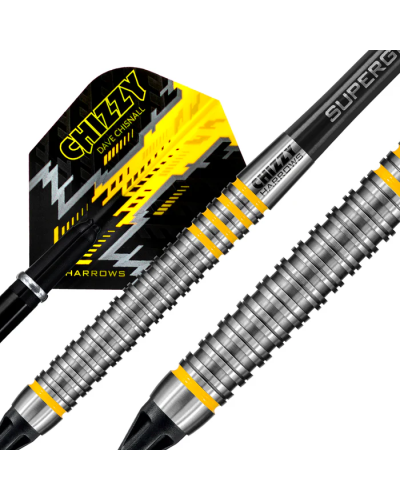 dardos punta plastico Dave Chisnall - Chizzy 80% tungsteno Harrows Darts