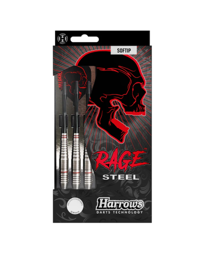 Dardos punta plástico Harrows darts Rage Steel