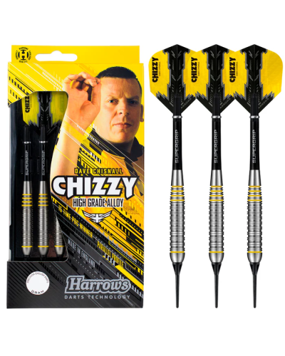 Dardos punta plástico Harrows darts Chizzy  Brass 18g