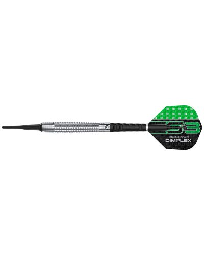 Dardos punta plástico Harrows darts Dimplex S3 Tapered 90% tungsteno 20 gr