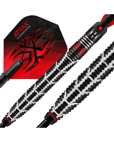 Dardos Harrows darts Atrax 90% tungsteno punta de acero.