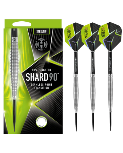 Dardos Harrows darts Shard 90% tungsteno punta de acero.