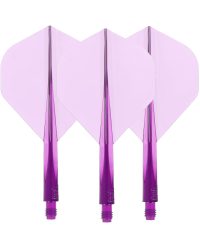Condor Dart Flights AXE  STD Clear Purple