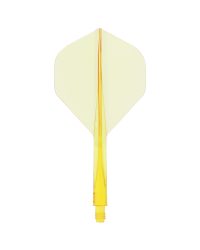 Condor Dart Flights AXE  STD Clear Yellow