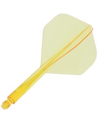 Condor AXE  darts flights STD Clear Yellow