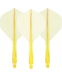 Condor Dart Flights AXE  STD Clear Yellow