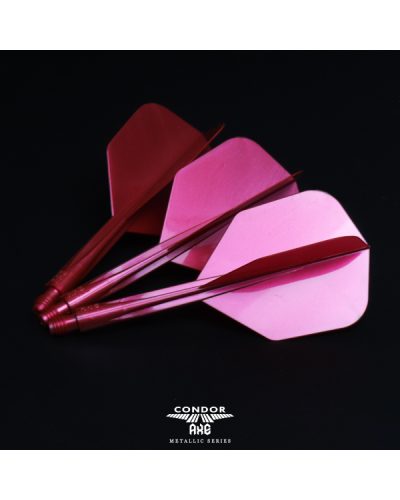 Condor AXE Dart Flights -  SMALL Metallic Red