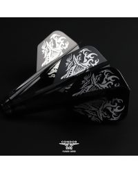 Condor AXE Dart Flights - SMALL Deer Negra