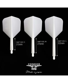 Condor AXE Dart Flights - White size