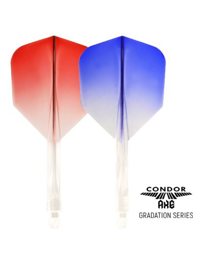 Condor AXE Dart Flights -  Small Gradient Blue