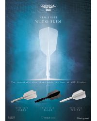 Aleta Condor AXE Dart Flights - WING - Negra